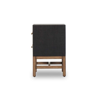 Four Hands - Callahan - Fiona Nightstand-Black Raffia - 233437-001 veiw 6
