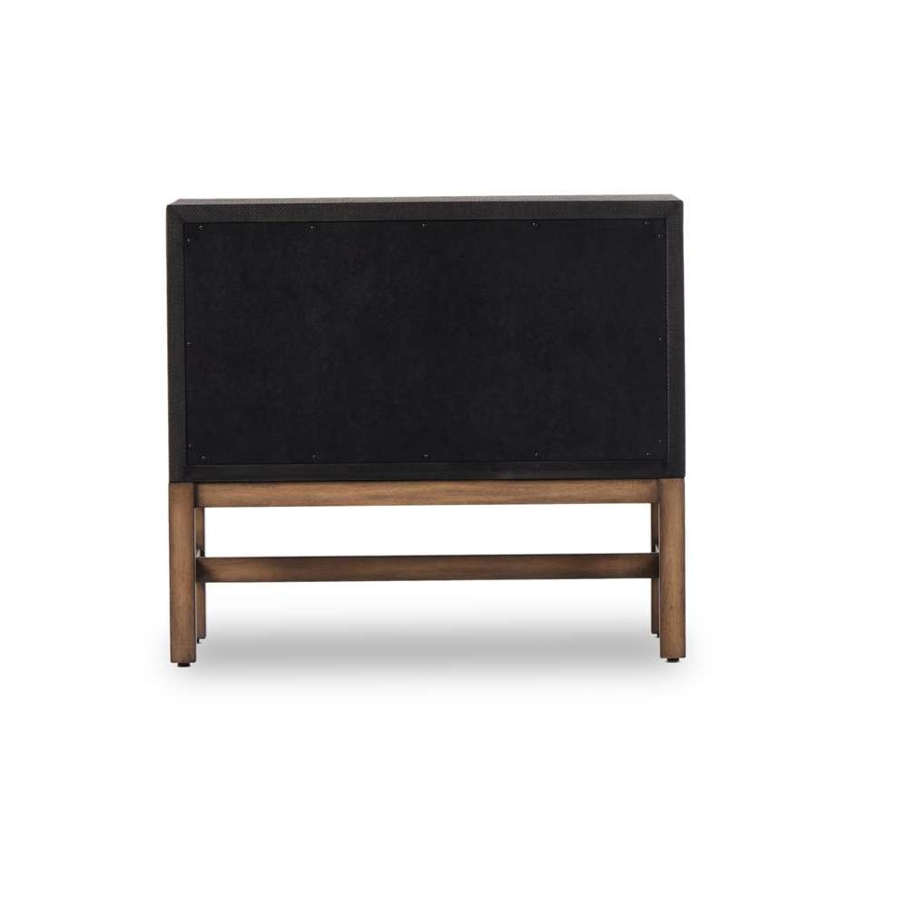 Four Hands - Callahan - Fiona Nightstand-Black Raffia - 233437-001 veiw 7