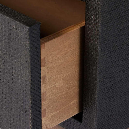 Four Hands - Callahan - Fiona Nightstand-Black Raffia - 233437-001 veiw 10