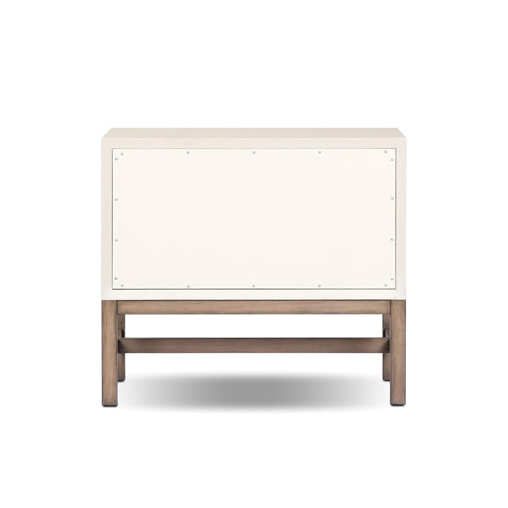 Four Hands - Callahan - Fiona Nightstand - Ivory Painted Raffia - 233437-002 veiw 5
