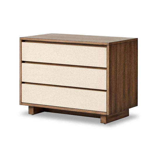 Four Hands - Callahan - Grove Nightstand-Beige Painted Linen - 235100-001 veiw 1