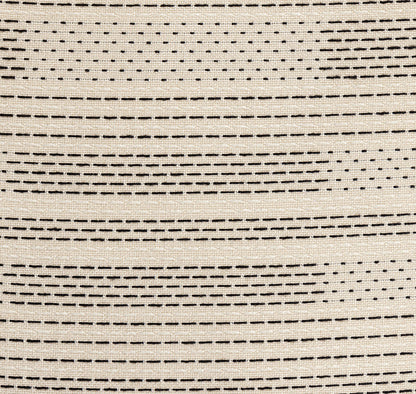 Four Hands - Cambridge - Doja Crosshatch Outdoor Pillow-Cover - Campo Black Stripe - 229523-001_CLOSEOUT view 7