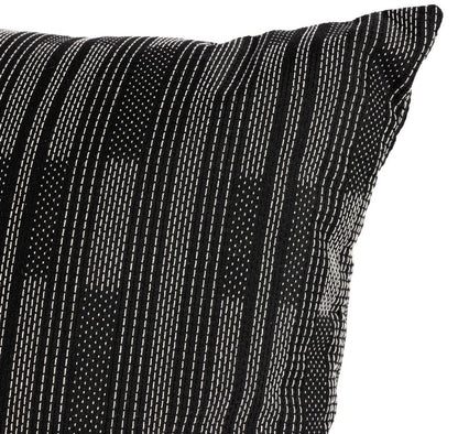 Four Hands - Cambridge - Doja Crosshatch Outdoor Pillow-Cover - Campo Cream Stripe - 229523-002_CLOSEOUT view 4
