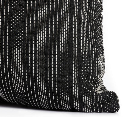 Four Hands - Cambridge - Doja Crosshatch Outdoor Pillow-Cover - Campo Cream Stripe - 229523-002_CLOSEOUT view 5