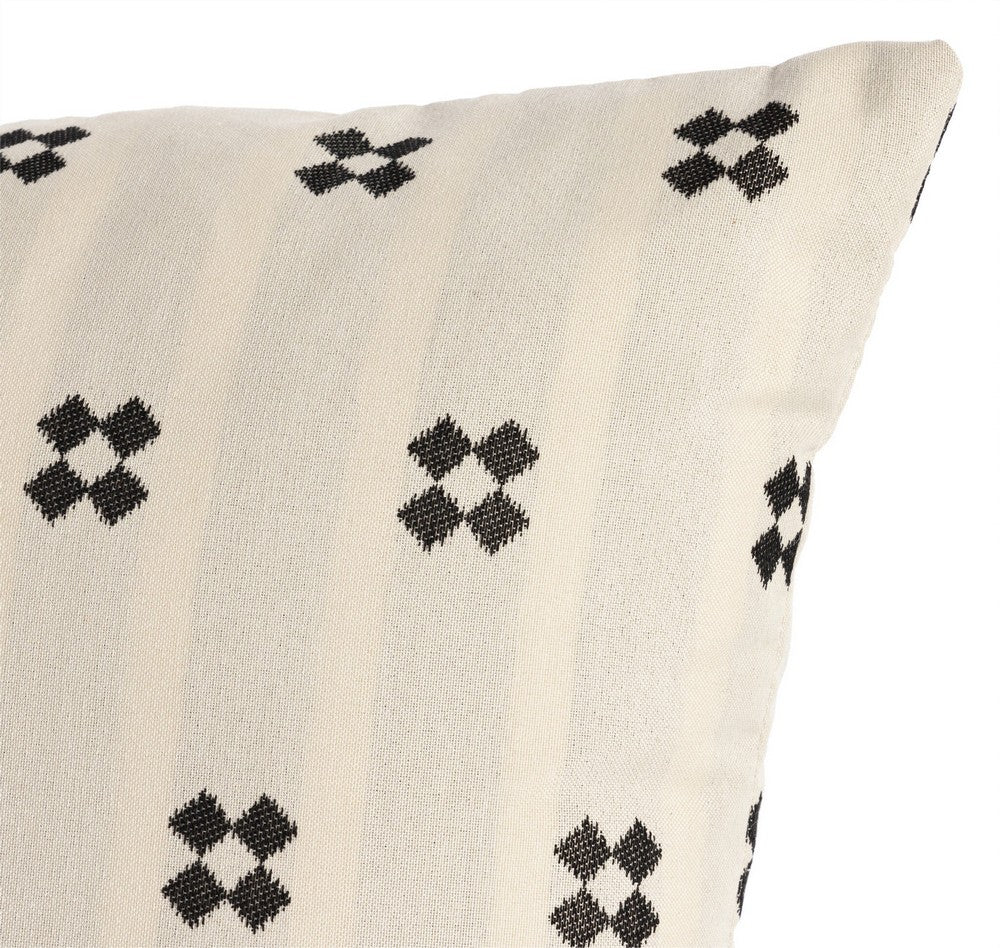 Four Hands - Cambridge - Doja Jaquard Outdoor Pillow, Set Of 2 - Tanella Cream - 229521-001_CLOSEOUT view 4
