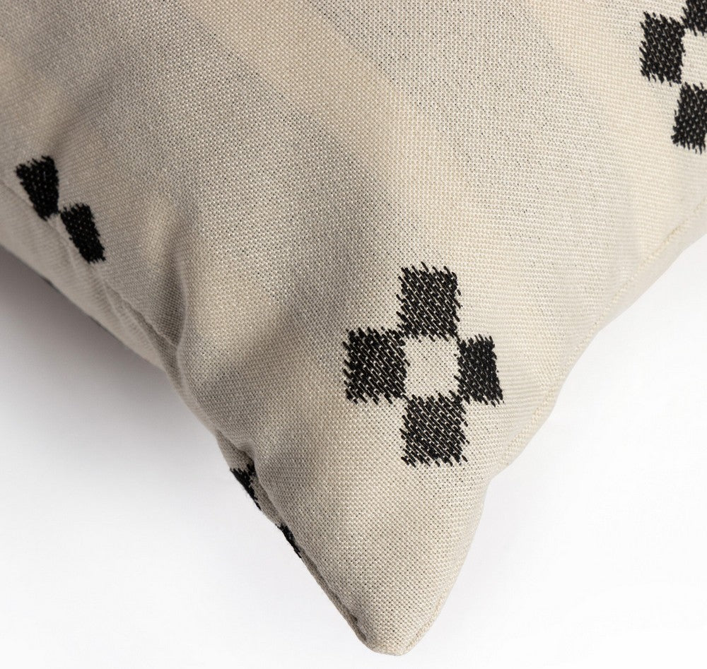 Four Hands - Cambridge - Doja Jaquard Outdoor Pillow, Set Of 2 - Tanella Cream - 229521-001_CLOSEOUT view 6