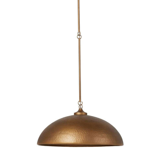 Four Hands - Camden - Baza Pendant - Hammered Antique Brass - 234916-001 veiw 2