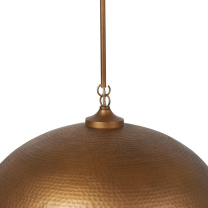 Four Hands - Camden - Baza Pendant - Hammered Antique Brass - 234916-001 veiw 5