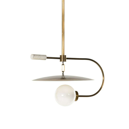 Four Hands - Camden - Harpo Pendant - Antique Brass Iron - 224224-002 veiw 1