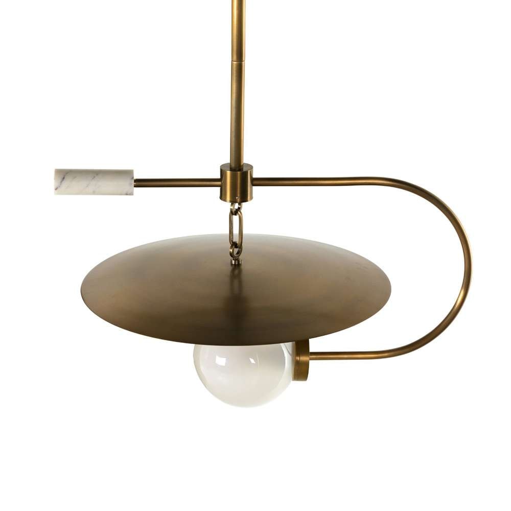 Four Hands - Camden - Harpo Pendant - Antique Brass Iron - 224224-002 veiw 3