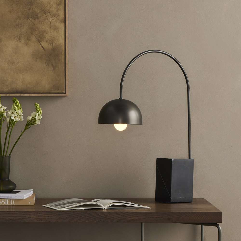 Four Hands - Camden - Jenkin Task Lamp - Black Marble - 224740-002 veiw 9