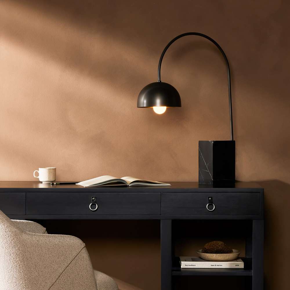 Four Hands - Camden - Jenkin Task Lamp - Black Marble - 224740-002 veiw 10
