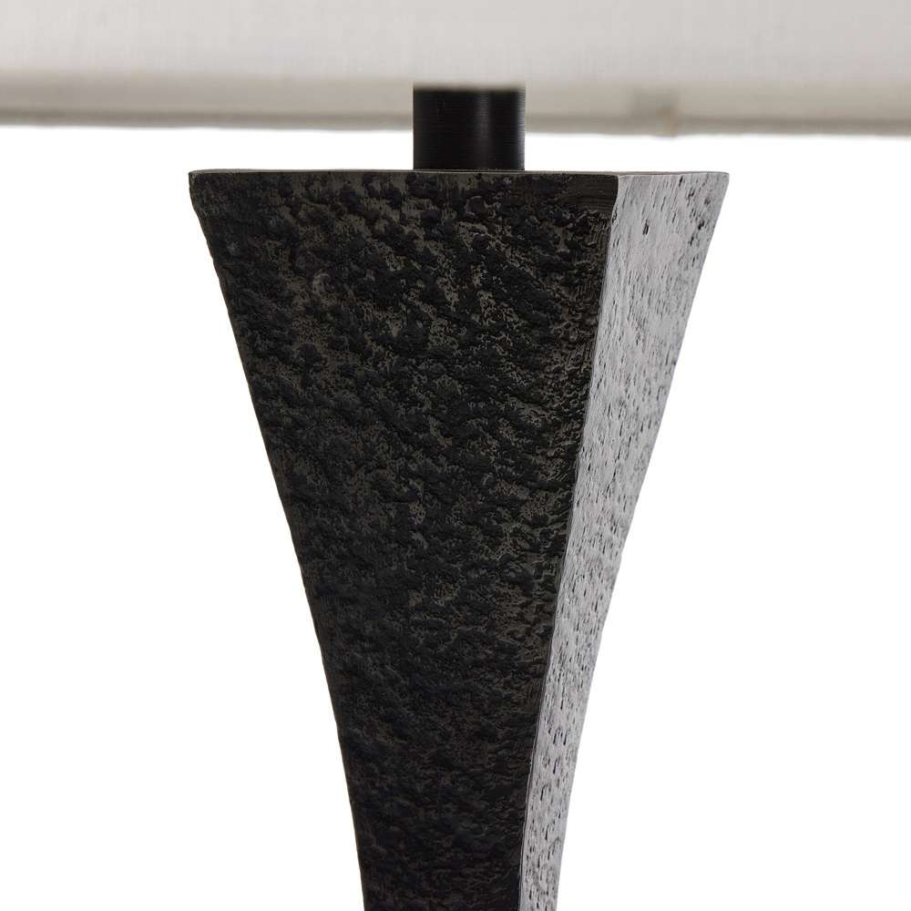 Four Hands - Camden - Tapered Forged Floor Lamp - Forged Black - 236828-001 veiw 4