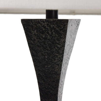Four Hands - Camden - Tapered Forged Floor Lamp - Forged Black - 236828-001 veiw 4