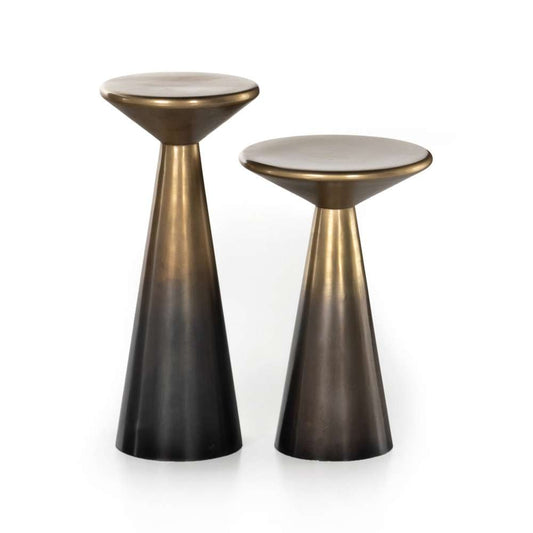 Four Hands - Cameron Accent Tables, Set Of 2 - Ombre Antique Brass - 109346-001 veiw 2