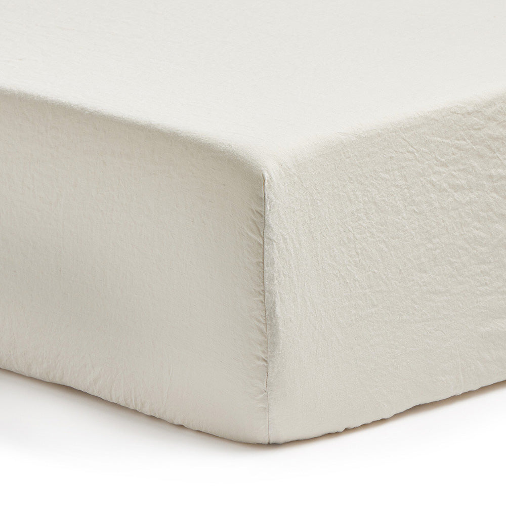 Four Hands - Campbell - Sable Fitted Sheet - Sable White Sand - 244840-005_CLOSEOUT view 1