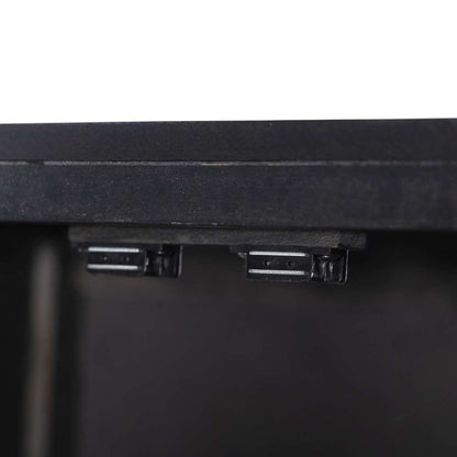 Four Hands - Caprice Narrow Cabinet - Black Natural Cane - 225960-003 veiw 6