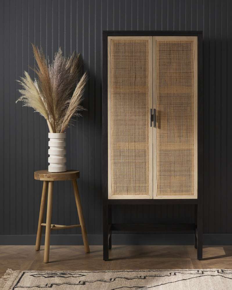 Four Hands - Caprice Narrow Cabinet - Natural Cane - 225960-001 veiw 6