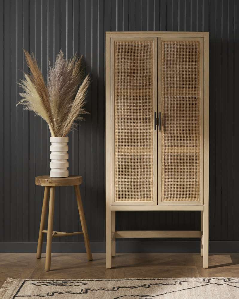 Four Hands - Caprice Narrow Cabinet - Natural Cane - 225960-002 veiw 7