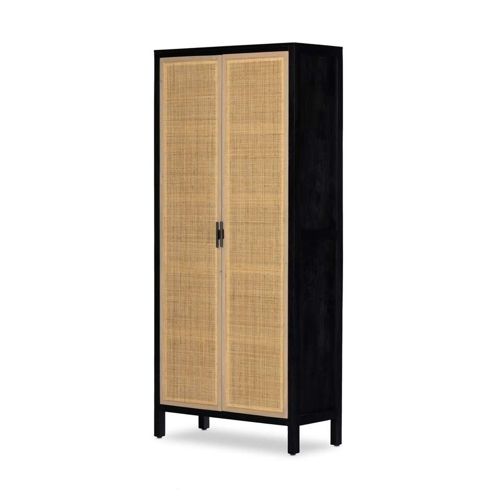 Four Hands - Caprice Tall Cabinet - Black Wash Mango - 234772-002 veiw 1