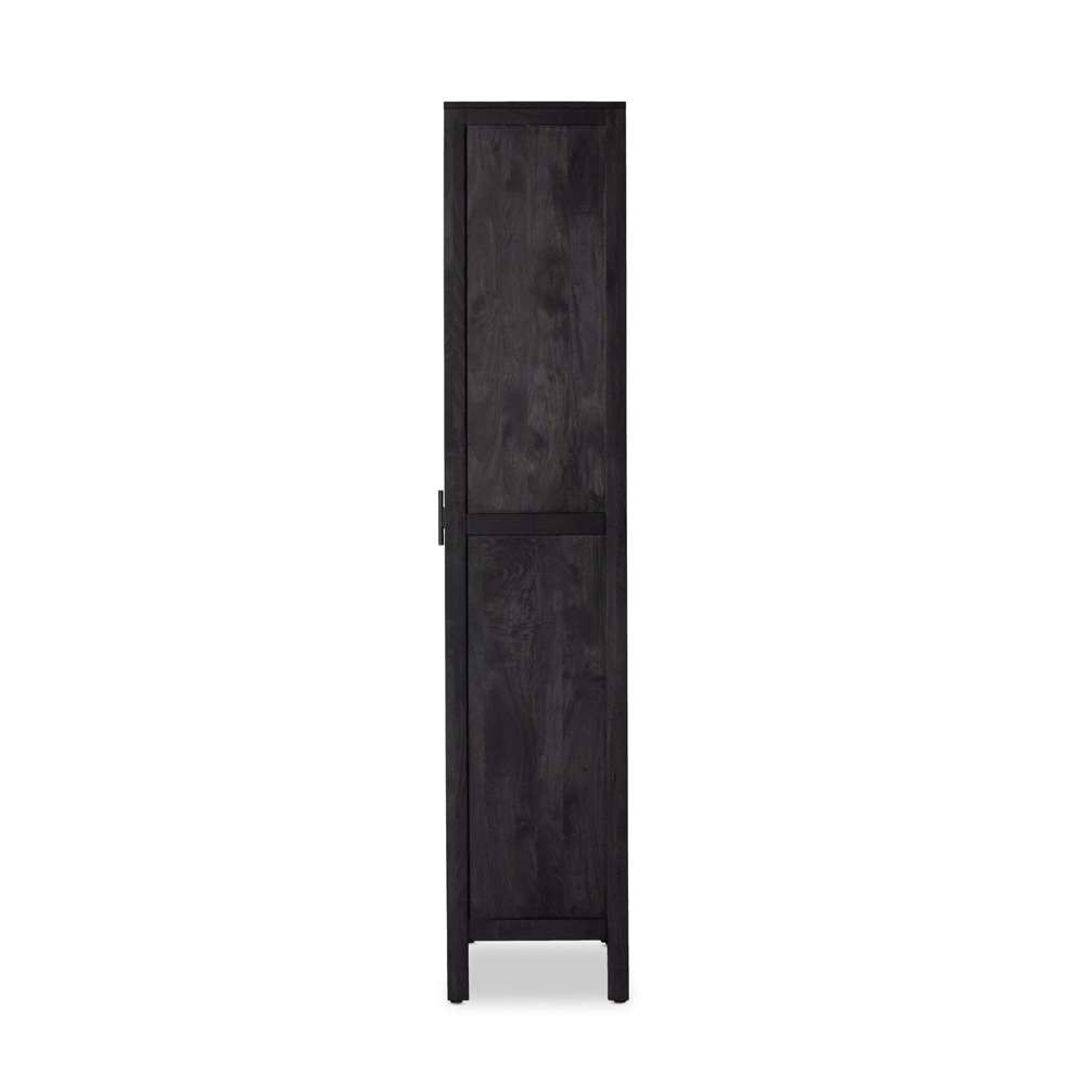 Four Hands - Caprice Tall Cabinet - Black Wash Mango - 234772-002 veiw 7
