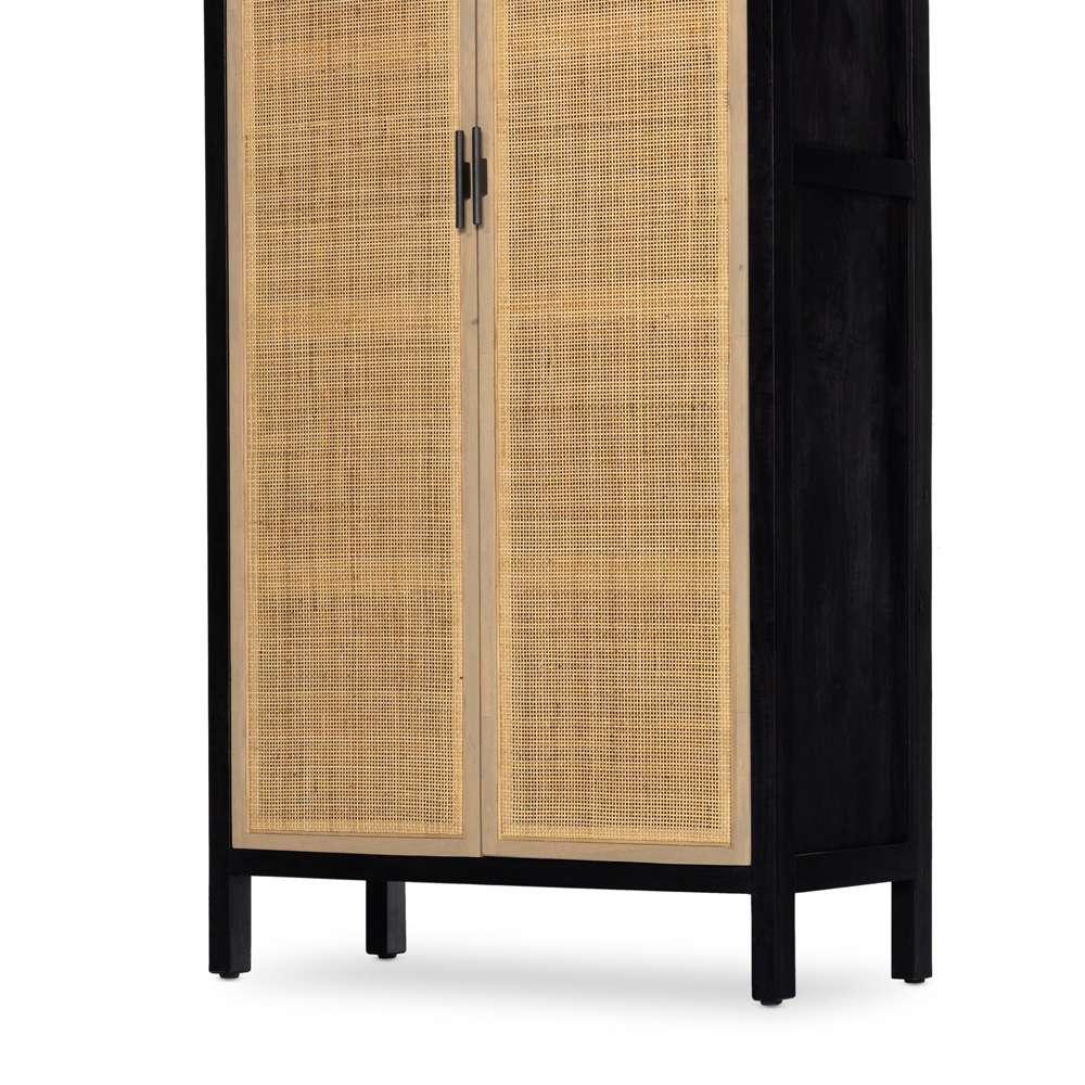 Four Hands - Caprice Tall Cabinet - Black Wash Mango - 234772-002 veiw 12