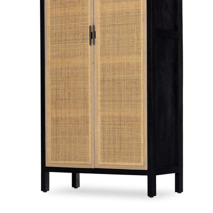 Four Hands - Caprice Tall Cabinet - Black Wash Mango - 234772-002 veiw 12