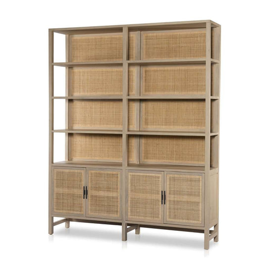 Four Hands - Caprice Wide Bookshelf - Natural Mango - 234775-002 veiw 1