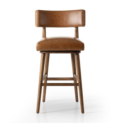 Four Hands - Cardell Swivel Bar Stool - Sonoma Chestnut - 238329-005 view 1