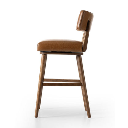 Four Hands - Cardell Swivel Bar Stool - Sonoma Chestnut - 238329-005 view 3