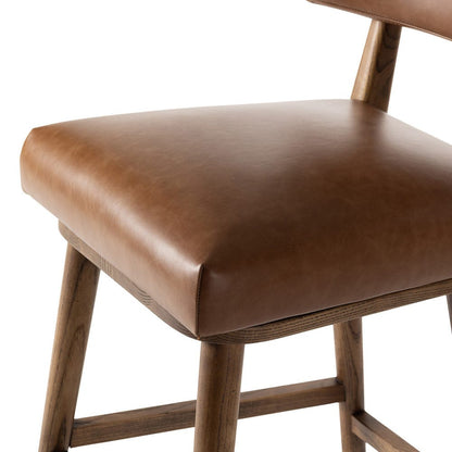 Four Hands - Cardell Swivel Bar Stool - Sonoma Chestnut - 238329-005 view 7