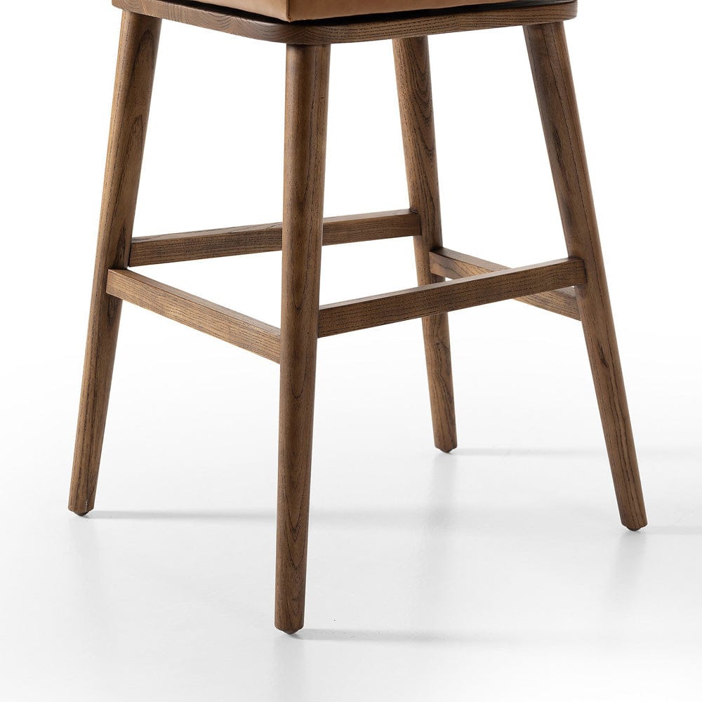 Four Hands - Cardell Swivel Bar Stool - Sonoma Chestnut - 238329-005 view 8