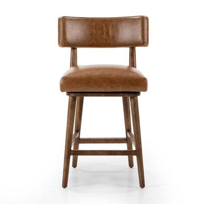 Four Hands - Cardell Swivel Counter Stool - Sonoma Chestnut - 238329-006 view 1