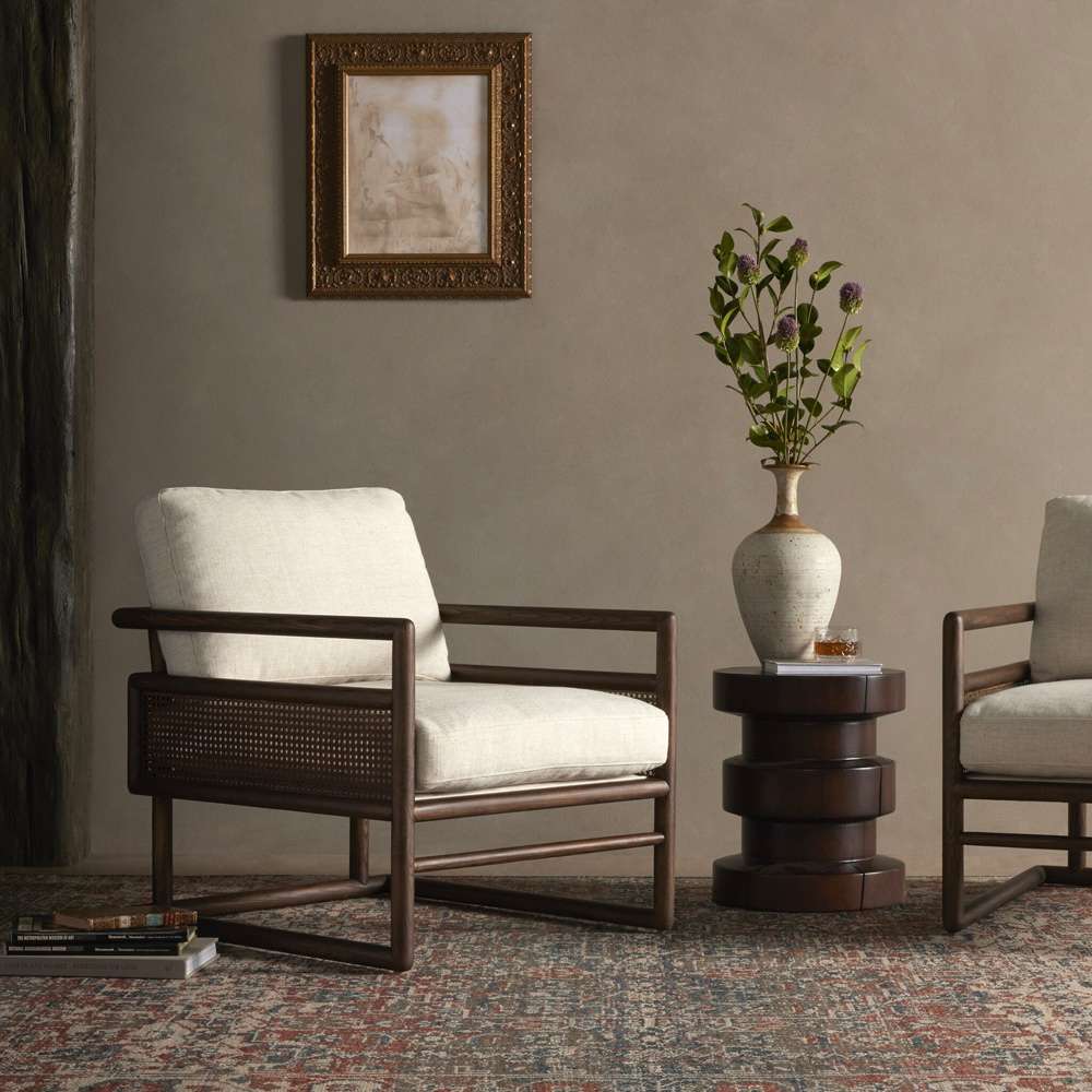 Four Hands - Carlin Chair - Alcala Cream - 229387-007 veiw 4