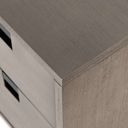 Four Hands - Carly 2 Drawer Nightstand - Grey Wash Vene - 221317-002 veiw 5