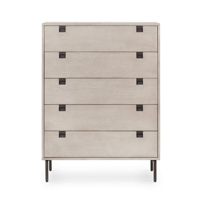 Four Hands - Carly 5 Drawer Dresser-Grey Wash - VPTN-184 veiw 3