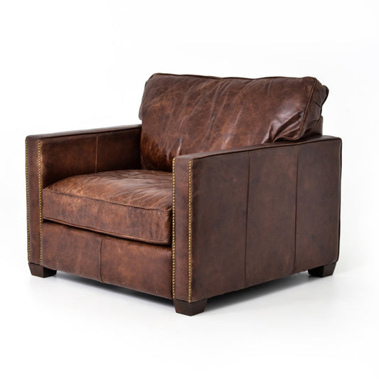 Four Hands - Larkin Club Chair - Cigar - CCAR-22 veiw 1