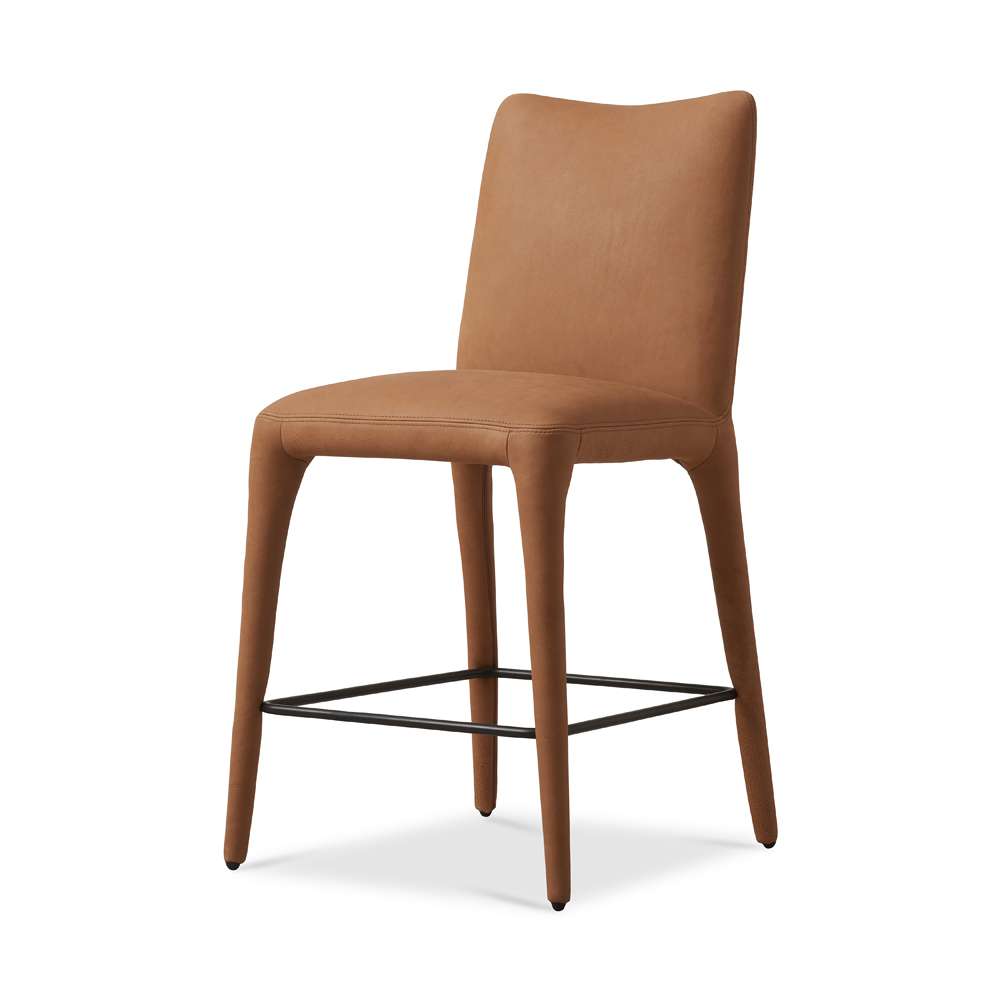 Four Hands - Carnegie - Monza Stool-Heritage Camel-Counter - 236946-005 veiw 1