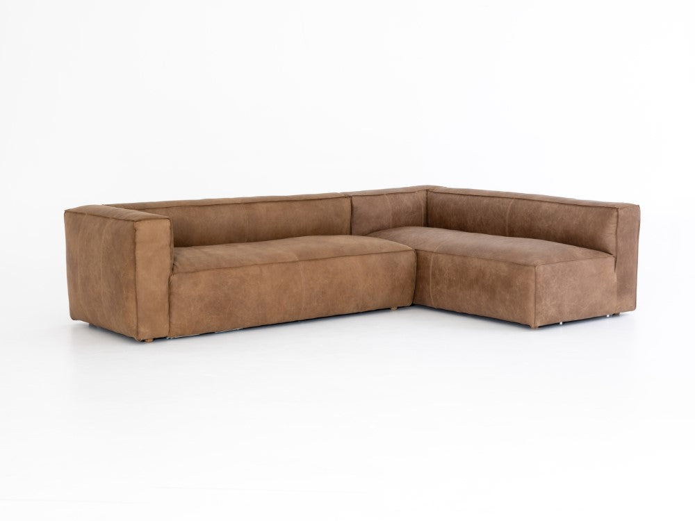 Four Hands - Nolita 2 Piece Laf Sectional - Natural Washed - CCAR-VL-307 veiw 1