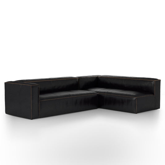 Four Hands - Nolita Sectional Left Rider Black Kit - CCAR-VL-OSB veiw 1