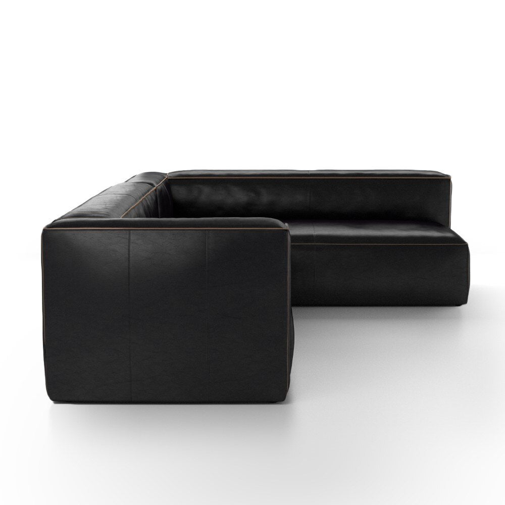 Four Hands - Nolita Sectional Left Rider Black Kit - CCAR-VL-OSB veiw 4