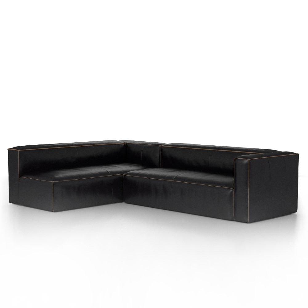 Four Hands - Nolita Sectional Right Rider Black Kit - CCAR-VR-OSB veiw 1