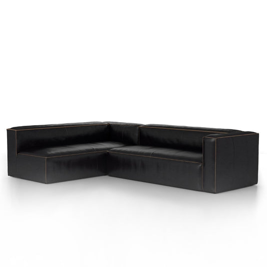 Four Hands - Nolita Sectional Right Rider Black Kit - CCAR-VR-OSB veiw 1