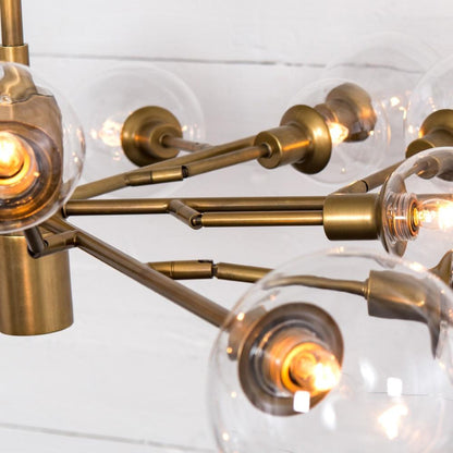 Four Hands - Pellman Chandelier - Matte Brass - CCAR-66 veiw 4