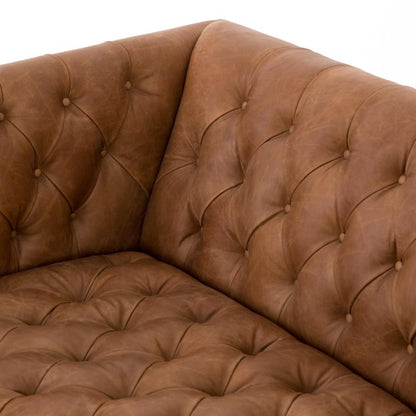 Four Hands - Williams Leather Sofa 75in - Nat Wash Camel - CCAR-009W-299 veiw 5