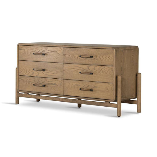Four Hands - Caroline 6 Drawer Dresser - Smoked Oak Veneer - 227882-002 veiw 1