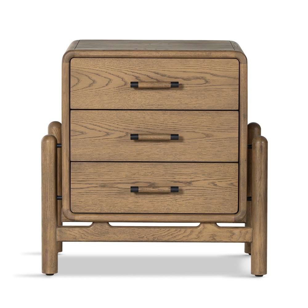 Four Hands - Caroline Nightstand - Smoked Oak Veneer - 227883-002 veiw 2