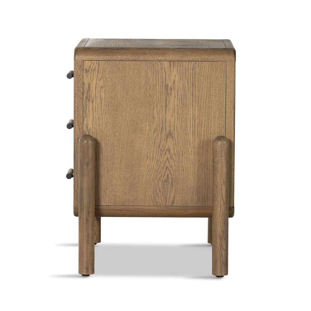 Four Hands - Caroline Nightstand - Smoked Oak Veneer - 227883-002 veiw 7
