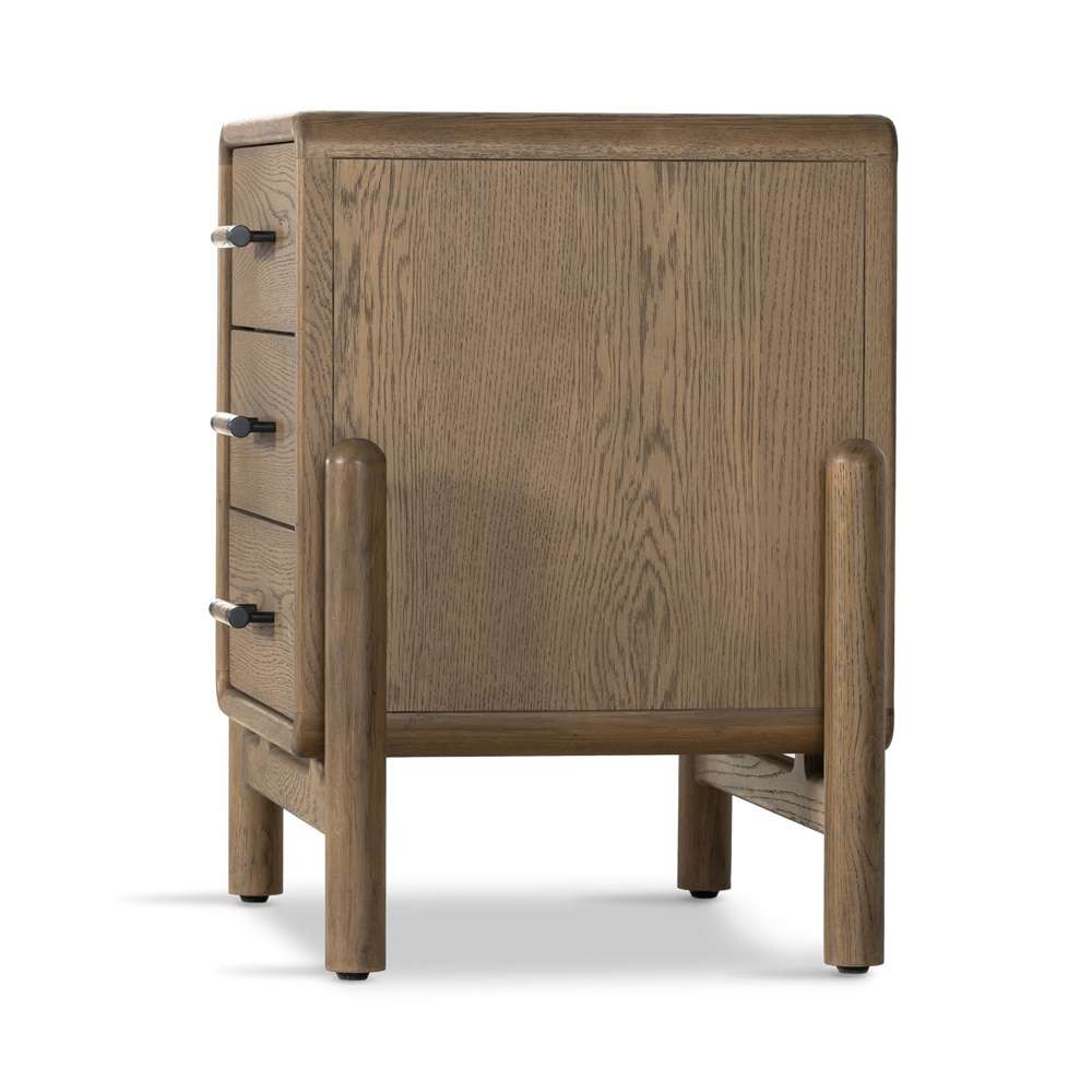 Four Hands - Caroline Nightstand - Smoked Oak Veneer - 227883-002 veiw 8