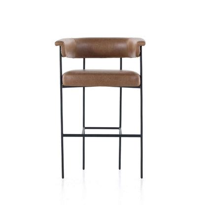 Four Hands - Carrie Bar Stool - Chaps Saddle - 108498-004 veiw 2